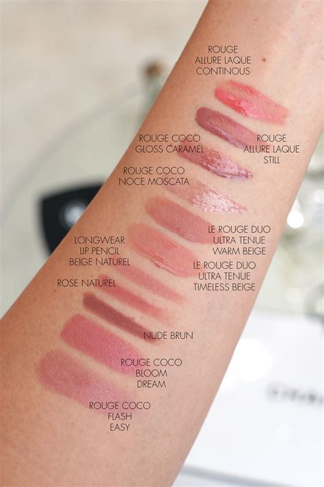 chanel natural lip liner swatch